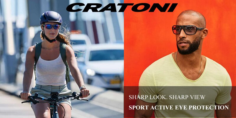 Cratoni Sport- und Sonnenbrillen für Fahrrad und Joggen