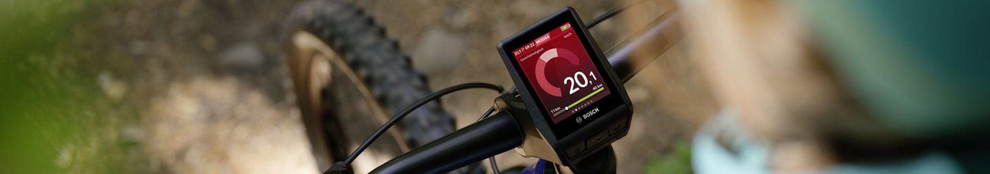 Bosch E-Bike Bedienungs Display mit Schalter und Halterung