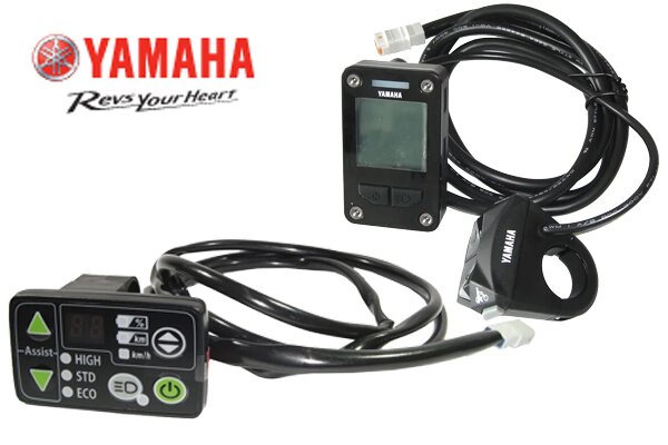 Yamaha Informations Display mit Kabel und Halterung