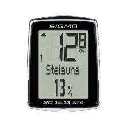Sigma Fahrradcomputer BC 14.16 STS CAD -kabellos-