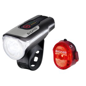 SIGMA LED-Beleuchtungs-Set Aura 80 R&uuml;ckleuchte Nugget II