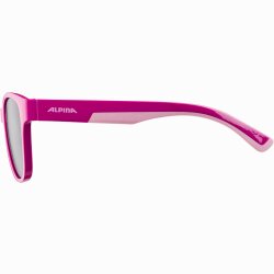 Alpina Flexxy Cool Kids II, Kinder Sonnenbrille pink, rosa, Gl&auml;ser schwarz