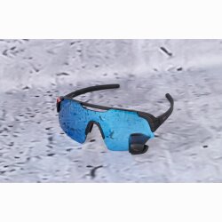 TriEye Sportbrille View Air Revo schwarz, Glas blau, Gr.S