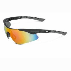 XLC Sonnenbrille Komodo , Rahmen sw-grau, Glas verspiegelt